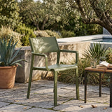 Open-back Outdoor Dining Armchair | Nardi Trill