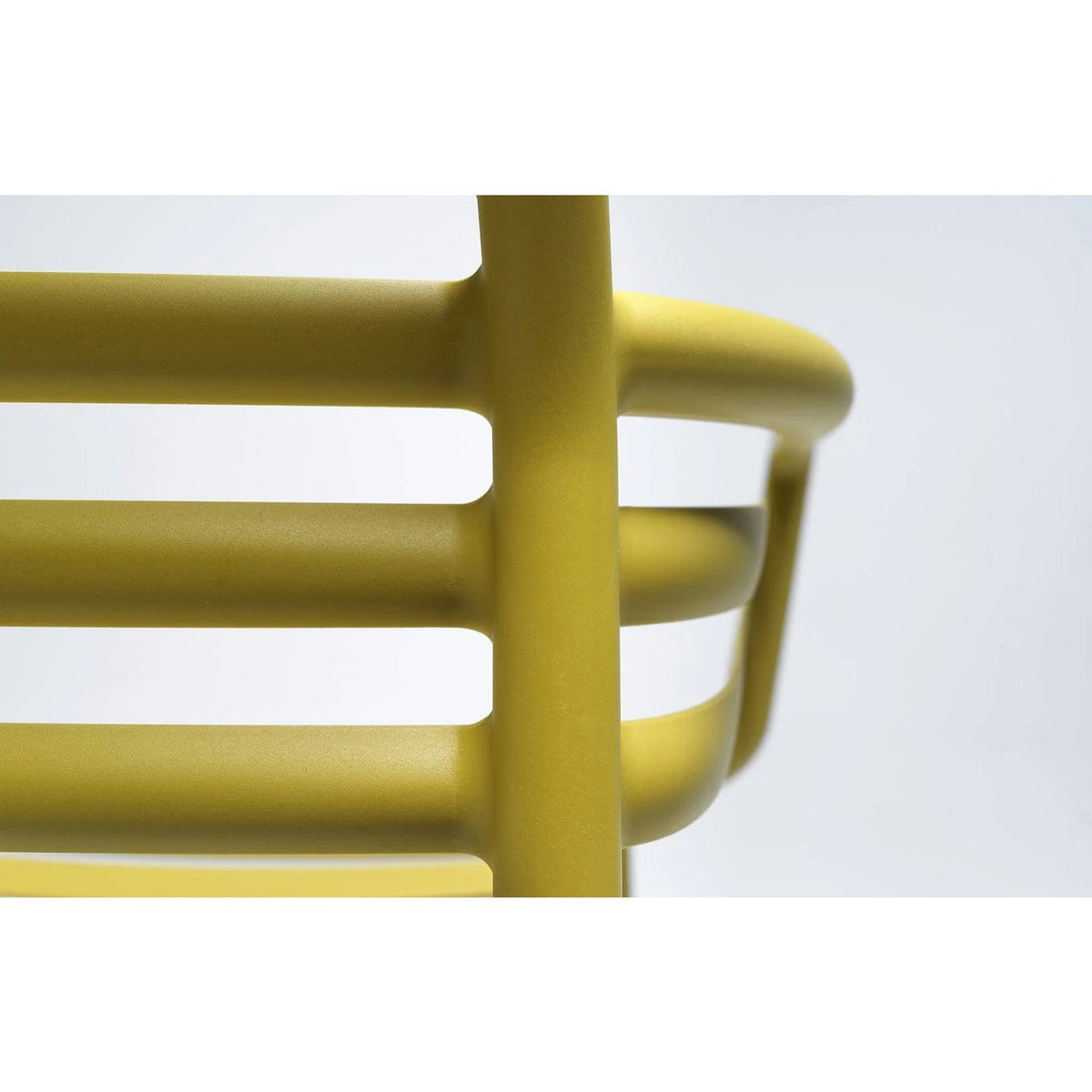 Slatted Outdoor Monobloc Dining Armchair | Nardi Doga