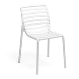Slatted Outdoor Monobloc Dining Chair | Nardi Doga