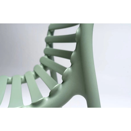 Slatted Outdoor Monobloc Dining Chair | Nardi Doga