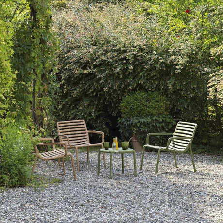 Slatted Stackable Outdoor Lounge Chair | Nardi Doga