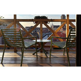 Slatted Stackable Outdoor Lounge Chair | Nardi Doga