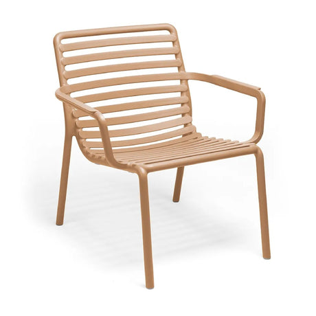 Slatted Stackable Outdoor Lounge Chair | Nardi Doga