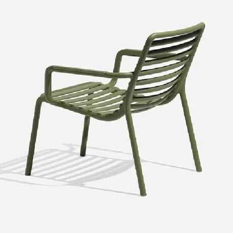 Slatted Stackable Outdoor Lounge Chair | Nardi Doga