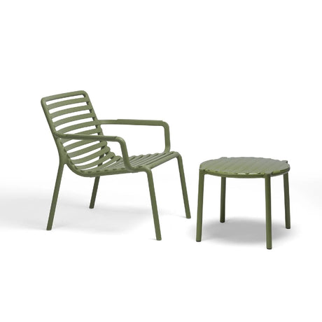 Slatted Stackable Outdoor Lounge Chair | Nardi Doga