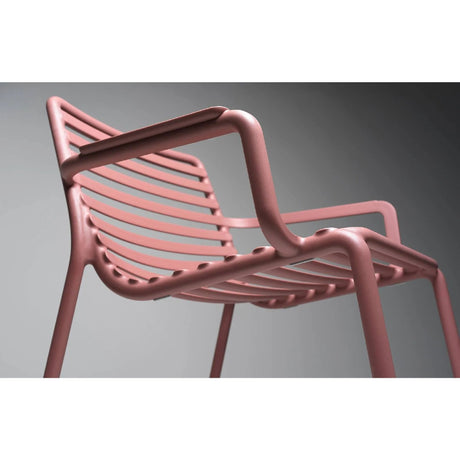 Slatted Stackable Outdoor Lounge Chair | Nardi Doga
