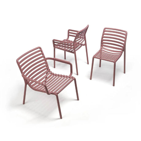Slatted Stackable Outdoor Lounge Chair | Nardi Doga