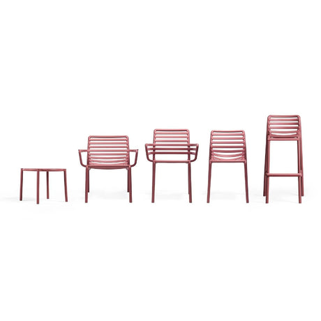 Slatted Stackable Outdoor Lounge Chair | Nardi Doga