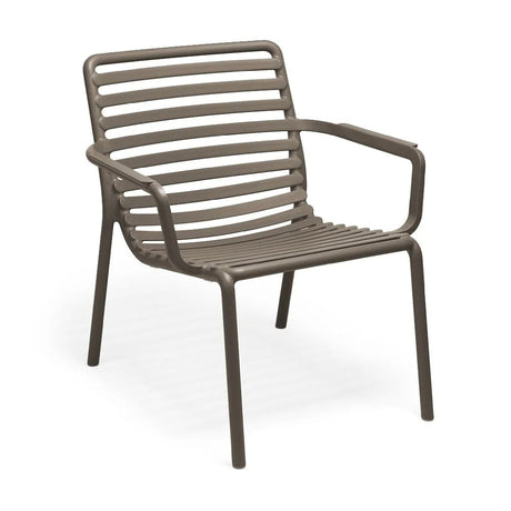 Slatted Stackable Outdoor Lounge Chair | Nardi Doga