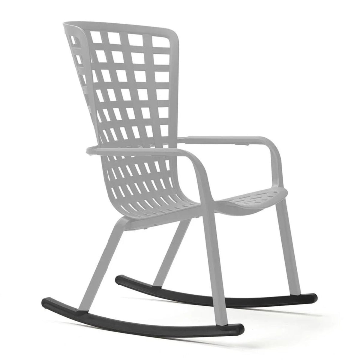 Square Perforated Reclining Outdoor Armchair | Nardi Folio