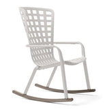 Square Perforated Reclining Outdoor Armchair | Nardi Folio