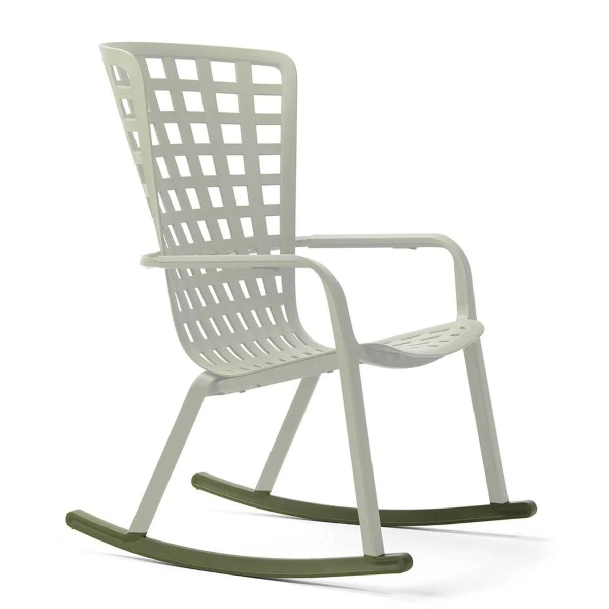 Square Perforated Reclining Outdoor Armchair | Nardi Folio