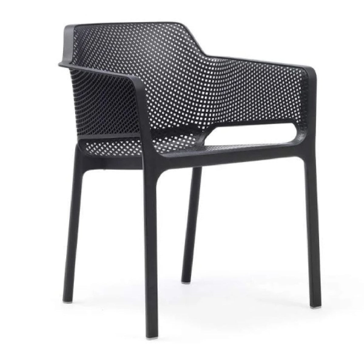 Square Perforated Outdoor Dining Armchair | Nardi Net