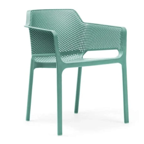 Square Perforated Outdoor Dining Armchair | Nardi Net