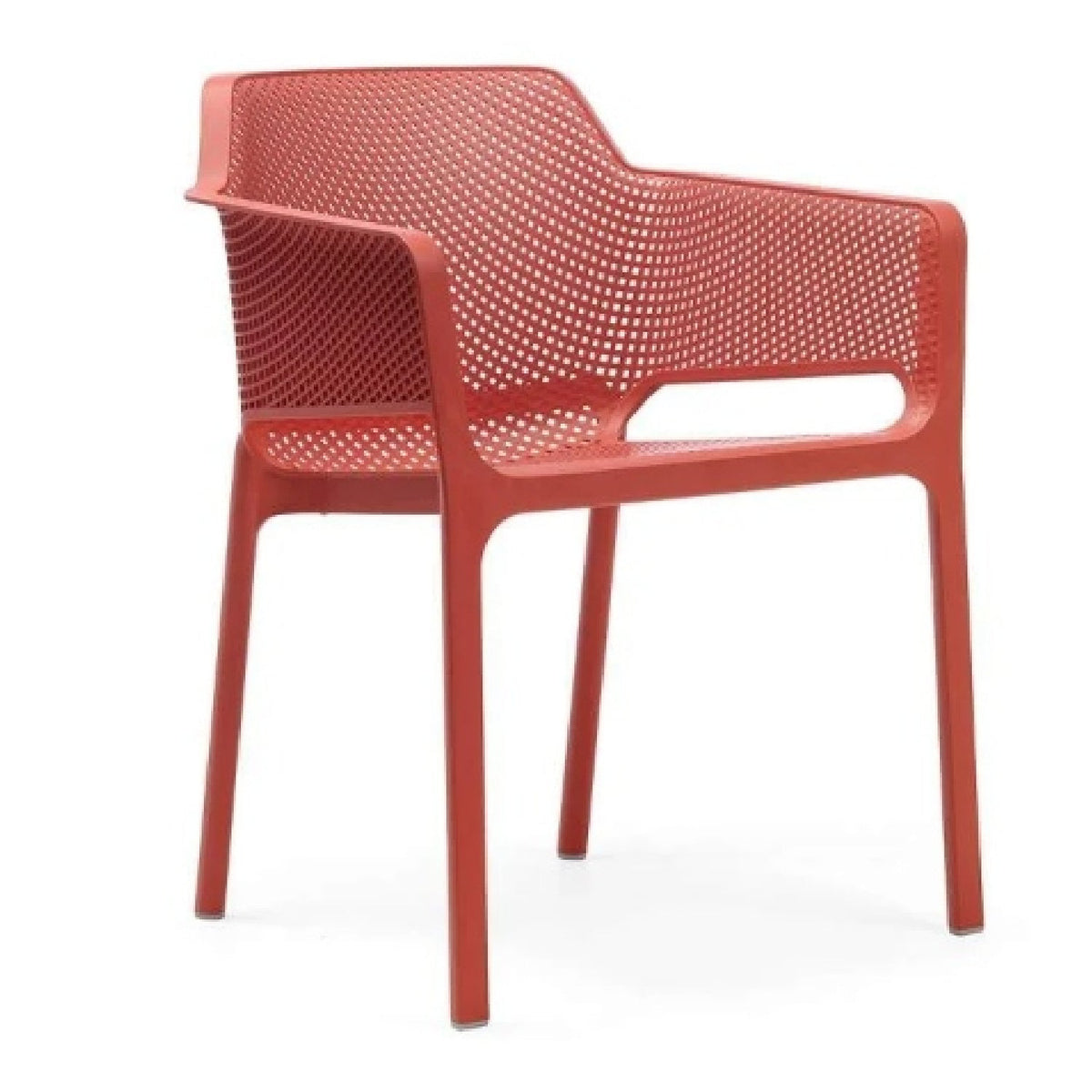 Square Perforated Outdoor Dining Armchair | Nardi Net