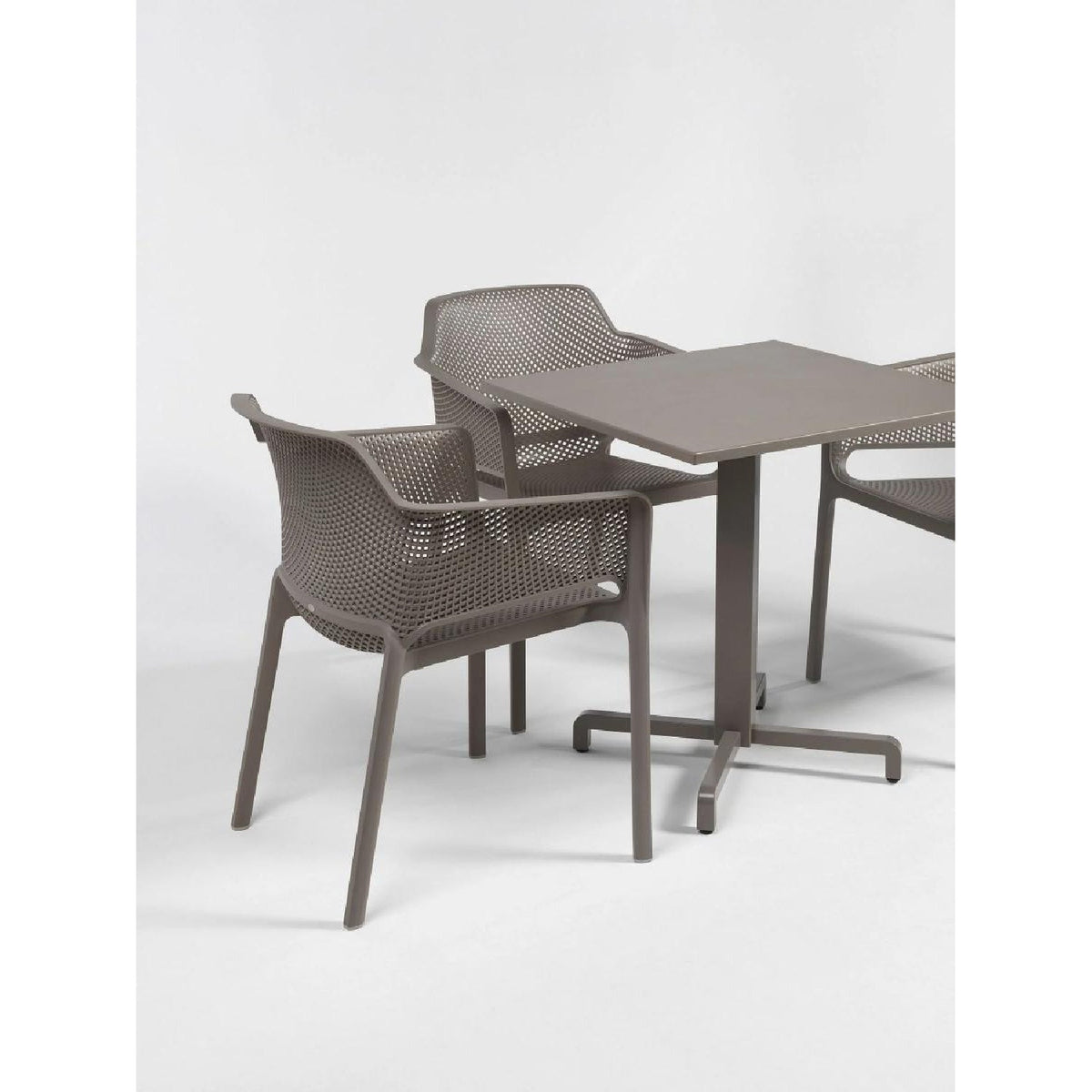 Square Perforated Outdoor Dining Armchair | Nardi Net