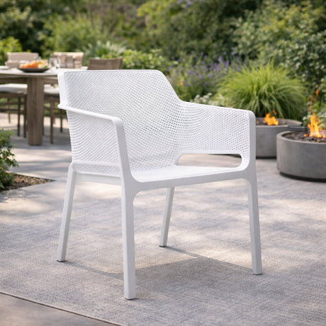 Outdoor Perforated Cushioned Armchair | Nardi Net Relax