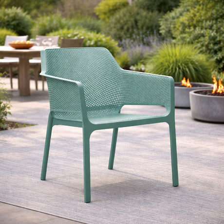 Outdoor Perforated Cushioned Armchair | Nardi Net Relax