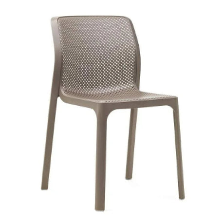 Perforated Monobloc Outdoor Dining Chair | Nardi Bit