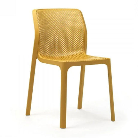 Perforated Monobloc Outdoor Dining Chair | Nardi Bit
