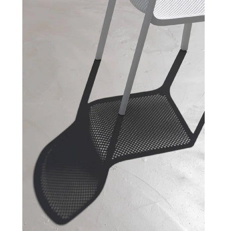 Perforated Monobloc Outdoor Dining Chair | Nardi Bit