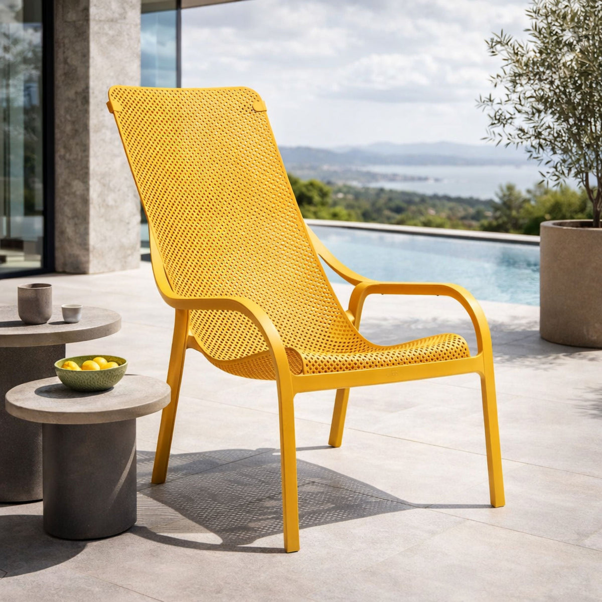 Perforated Outdoor Lounge Chair | Nardi Net Lounge