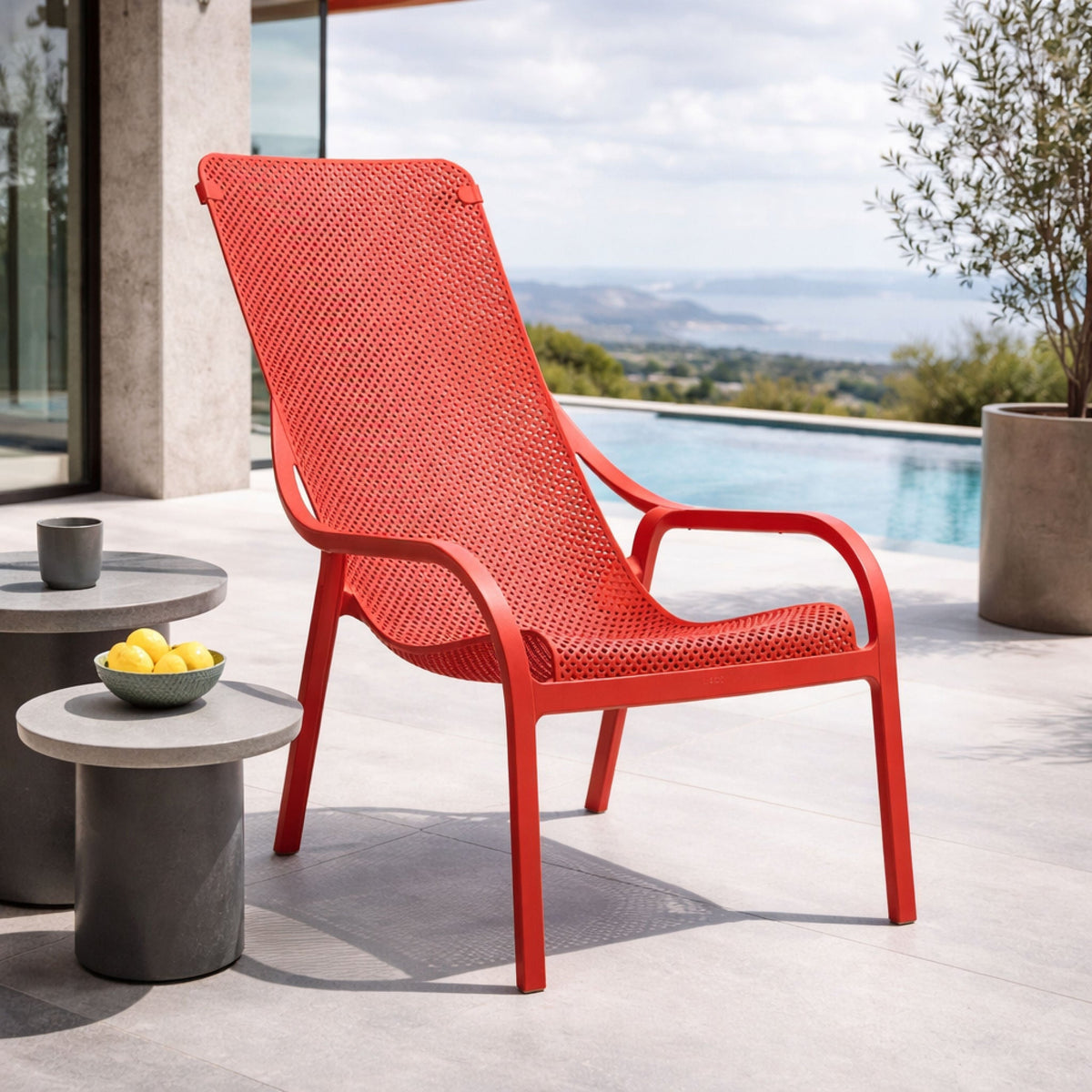 Perforated Outdoor Lounge Chair | Nardi Net Lounge