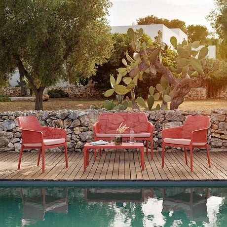 Outdoor Perforated 2-Seater Bench | Nardi Net