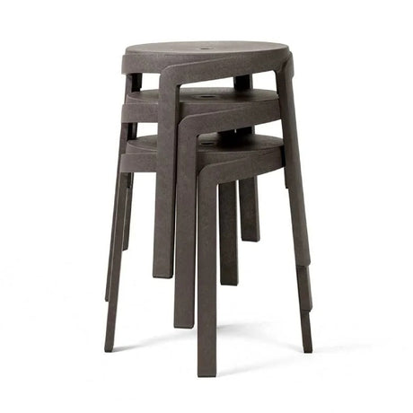 Regenerated Fiberglass Round Outdoor Stool | Nardi Stack Mini
