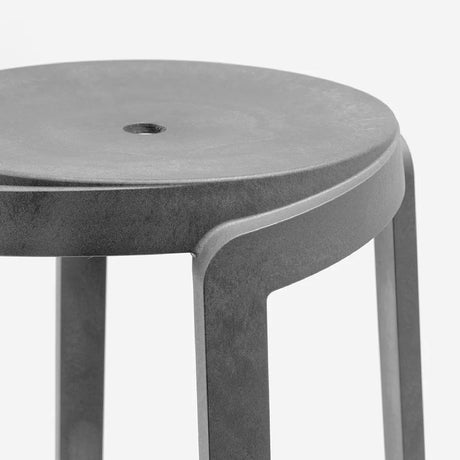 Regenerated Fiberglass Round Outdoor Stool | Nardi Stack Mini