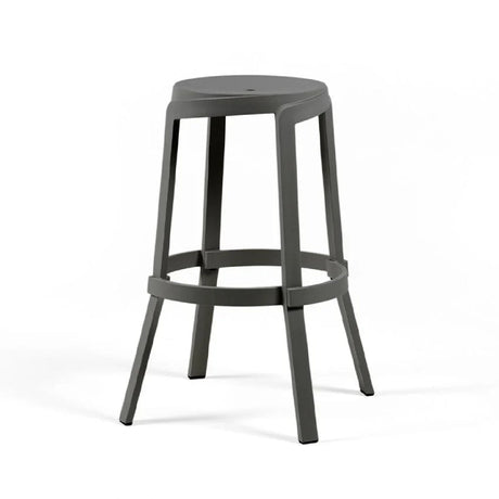 Regenerated Fiberglass Outdoor High Stool | Nardi Stack Maxi