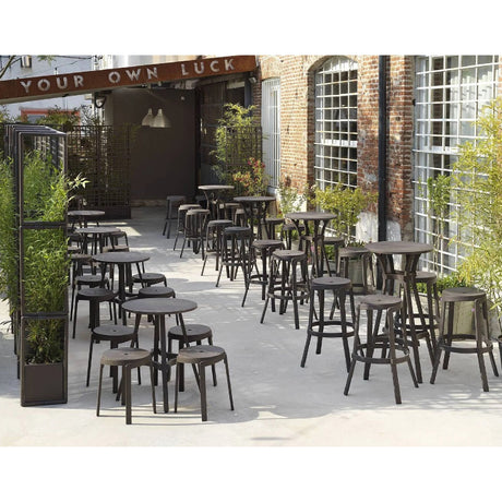 Regenerated Fiberglass Outdoor High Stool | Nardi Stack Maxi