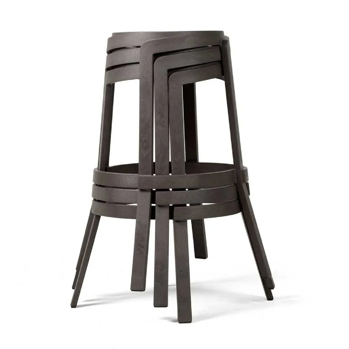 Regenerated Fiberglass Outdoor High Stool | Nardi Stack Maxi