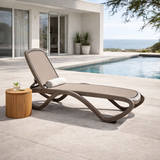 Fabric Adjustable Outdoor Chaise Lounge | Nardi Omega | OROA.com