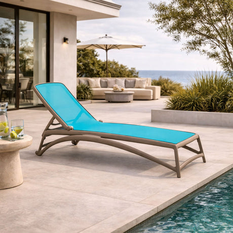 Fiberglass Frame Outdoor Chaise Lounge | Nardi Atlantico