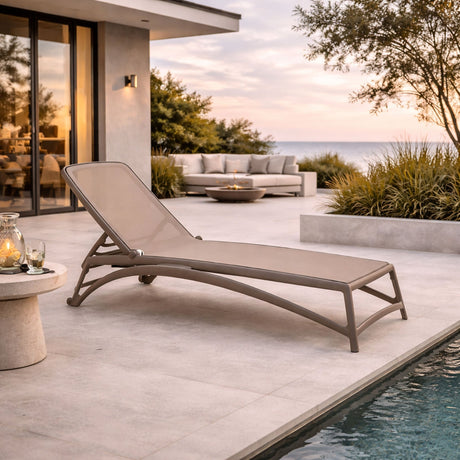 Fiberglass Frame Outdoor Chaise Lounge | Nardi Atlantico