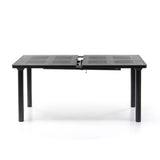 Extendable Outdoor Dining Table with Umbrella Hole | Nardi Libeccio