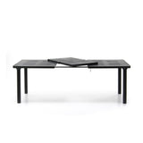 Extendable Outdoor Dining Table with Umbrella Hole | Nardi Libeccio