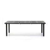 Extendable Outdoor Dining Table with Umbrella Hole | Nardi Libeccio