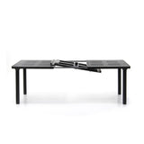 Extendable Outdoor Dining Table with Umbrella Hole | Nardi Libeccio