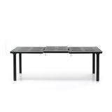 Extendable Outdoor Dining Table with Umbrella Hole | Nardi Libeccio