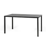 Rectangular Slatted Outdoor Dining Table | Nardi Cube