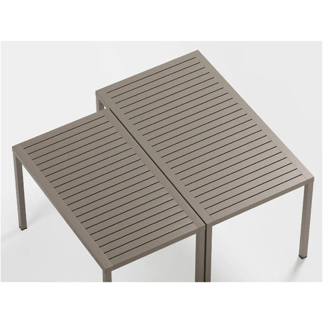 Rectangular Slatted Outdoor Dining Table | Nardi Cube