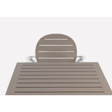 Rectangular Slatted Outdoor Dining Table | Nardi Cube