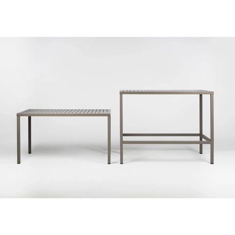 Rectangular Slatted Outdoor Dining Table | Nardi Cube