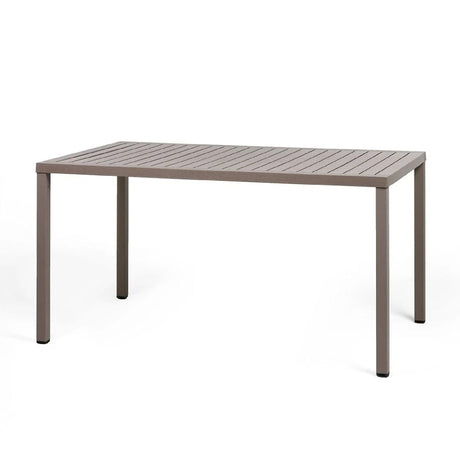 Rectangular Slatted Outdoor Dining Table | Nardi Cube