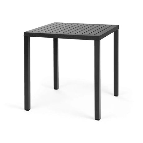 Square Slatted Outdoor Dining Table | Nardi Cube