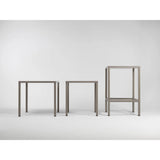 Square Slatted Outdoor Dining Table | Nardi Cube