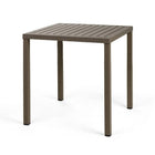 Square Slatted Outdoor Dining Table | Nardi Cube