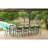 Aluminum Framed Extendible Outdoor Dining Table | Nardi Rio